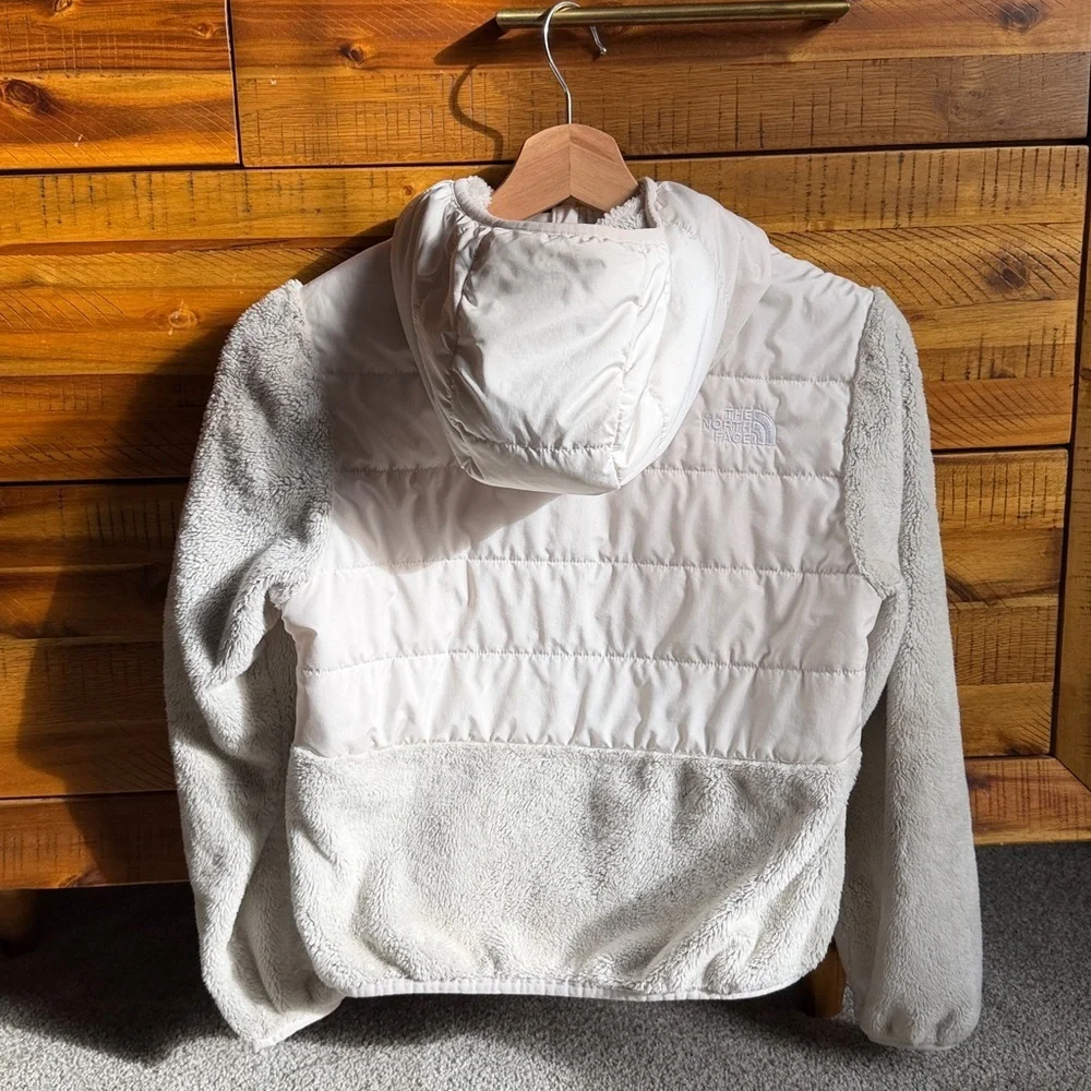 The North Face Kids White Jacket with Hood